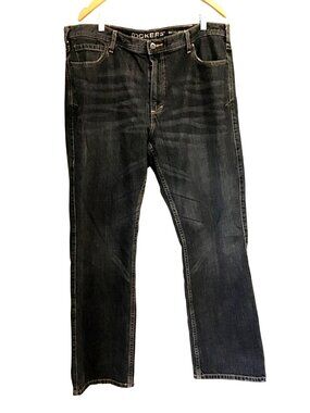 DOCKERS - GREY/BLACK STRAIGHT LEG MEN'S JEANS SIZE 40X32